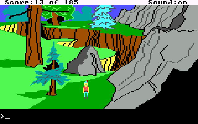 Sir Graham on his first King's Quest